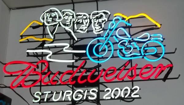 Budweiser 2002 Sturgis Neon Sign